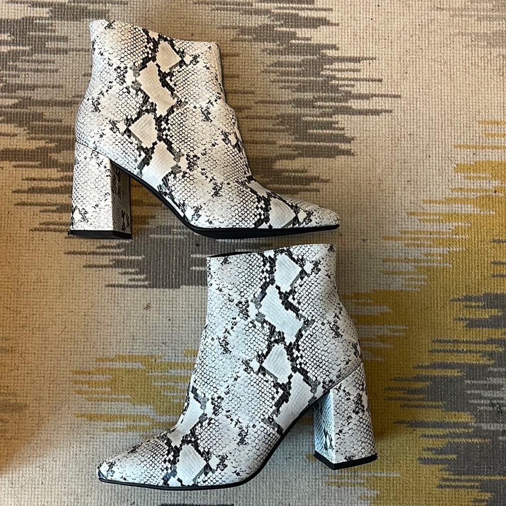 Snakeskin boots